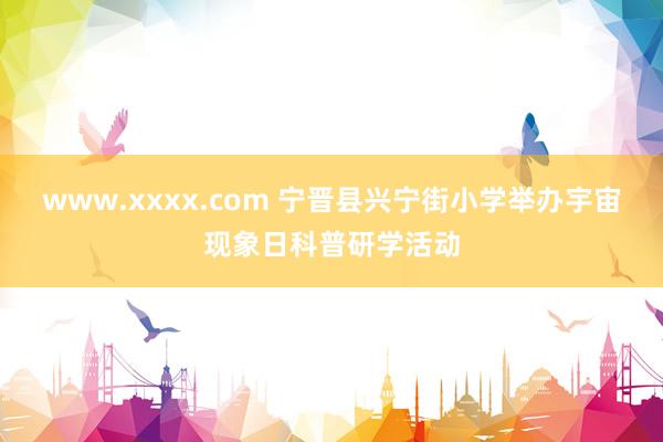 www.xxxx.com 宁晋县兴宁街小学举办宇宙现象日科普研学活动